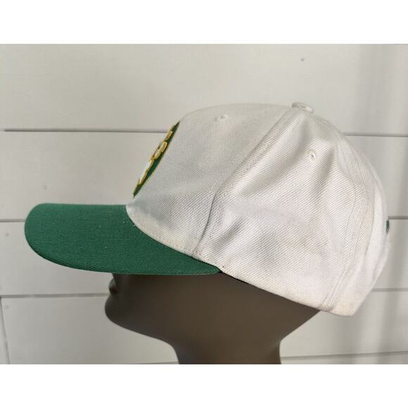 Mitchell & Ness Boston Celtics Snapback Hat Cap - White/Green - Picture 4 of 11